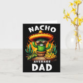 Vater nacho durchschnittlicher fünf de mayo mexika karte (Gelbe Blume)