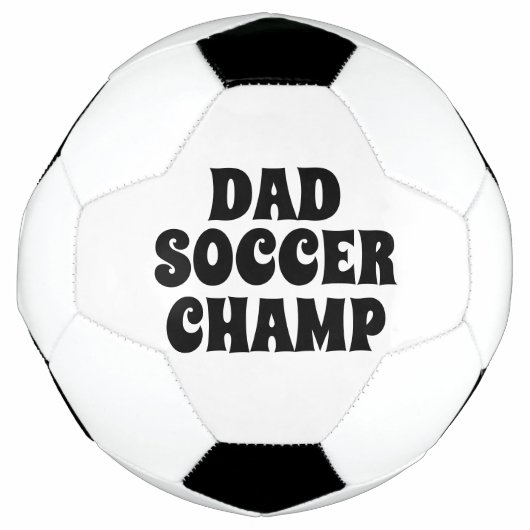Vater Name Champ Soccer Ball (Vorderseite)