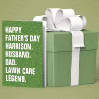 Vater-Name Rasen Pflege Legend Fun Vathers Day