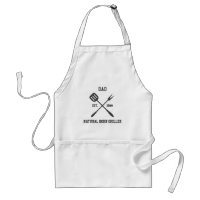 Vater Natural Geboren Griller Fun GRILLEN Zitat