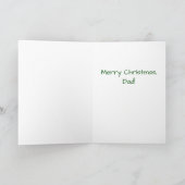 Vater 'n'Kiddo Weihnachtskarte Karte (Innenseite)
