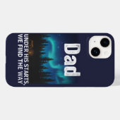 Vater Northern Lights Camping Anpassbar Case-Mate iPhone Hülle (Rückseite (Horizontal))