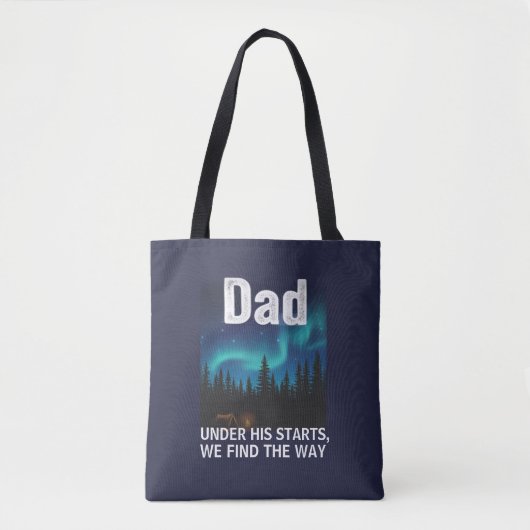 Vater Northern Lights Camping Anpassbar Tasche (Vorderseite)