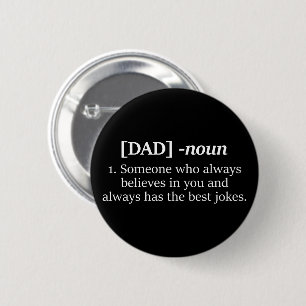 "Vater noun" Button Button - Vatertag Geschenk