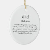 Vater Noun Funny Definition Vatertag Keramik Ornament (Rechts)