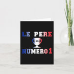 Vater Nummer 1 #1 Dad in French Father's Day Karte<br><div class="desc">Check out my new & popular French products: Check out my new & popular products for Dads: die Geschenke von Vater Nummer 1, Nummer 1 Dad Ohrs, french father's day ohrs, die Geschenke von Vatertag, French Dad Birthday Ohrfeigen, die Geburtstagsgeschenke von Dad, Dad's Birthday Ohrfeigen, die Geburtstagsgeschenke von Papa, French...</div>