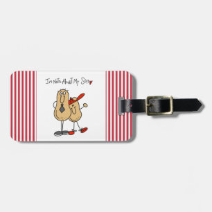 Vater - Nüsse über meine Sohn T - Shirts und Gepäckanhänger