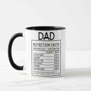 Vater Nutrition Fakten Tasse
