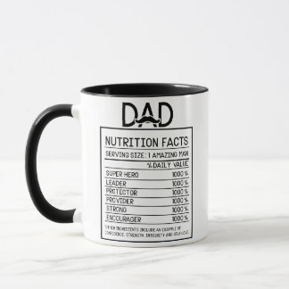 Vater Nutrition Fakten Tasse