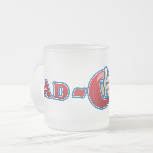 Vater-O-Milbe Mattglastasse (Vorderseite Links)