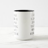 Vater oder Ehemann Funny sarkastisch Weihnachtskaf Tasse (Zentrum)