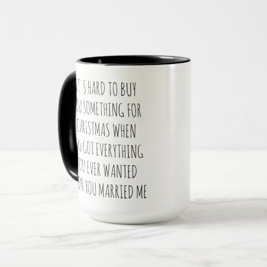 Vater oder Ehemann Funny sarkastisch Weihnachtskaf Tasse (Vorderseite Links)