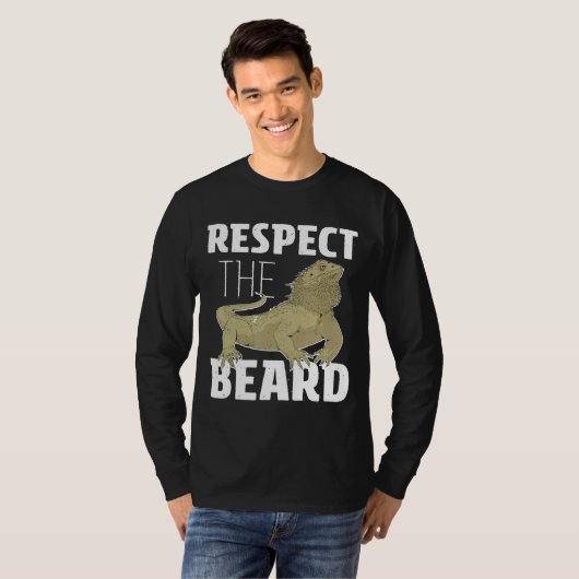 Vater oder Mama eines bärtigen Drachen T-Shirt (Vorne ganz)