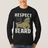Vater oder Mama eines bärtigen Drachen T-Shirt (Vorderseite)