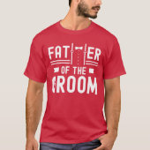 Vater Ofhe Groom Wedding Party Bachelor Mädchen T-Shirt (Vorderseite)