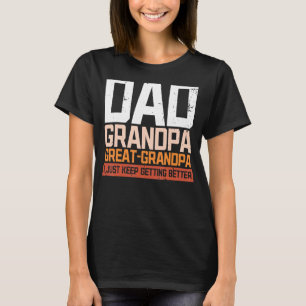 Vater Opa Große Opa Husband Papa Granddaddy T-Shirt