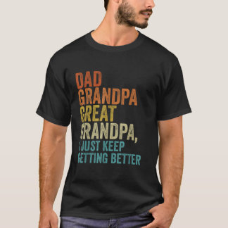Vater Opa Großer Opa Retro Vintage Väter Da T-Shirt