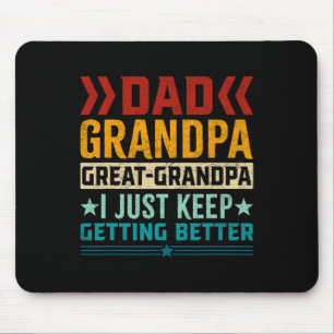 Vater Opa Großer Opa Vatertag Mousepad