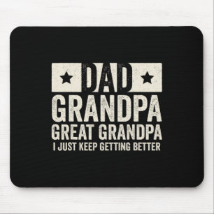 Vater Opa Großvater Vater &#; s Day Shirt für den Mousepad