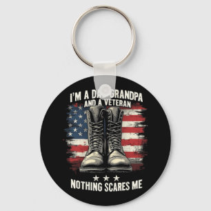 Vater Opa Veteran Patriotischer Vatertag Schlüsselanhänger