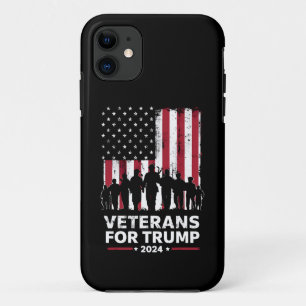Vater Opa Veterans für Trump 2024 amerikanische Fl Case-Mate iPhone Hülle