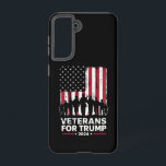 Vater Opa Veterans für Trump 2024 amerikanische Fl Samsung Galaxy Hülle<br><div class="desc">Vater Opa Veterans für Trump 2024 amerikanische Flagge</div>
