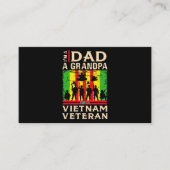 Vater Opa Vietnam Veteran Shirts Veteranen Veteran Visitenkarte (Vorderseite)