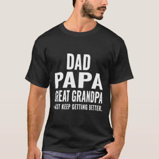 Vater Papa Große Opa-Fathers-Tagesgeschenk vom Gro T-Shirt