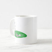 Vater, Papa Väter Tageskaffee Custom Golf Liebe Kaffeetasse (Vorderseite Links)