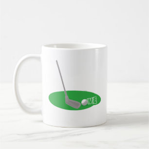 Vater, Papa Väter Tageskaffee Custom Golf Liebe Kaffeetasse