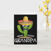 Vater Papa Vathers Day Nacho Average Grand Cinco D Karte (Gelbe Blume)