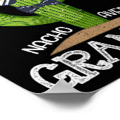 Vater Papa Vathers Day Nacho Average Grand Cinco D Poster (Ecke)