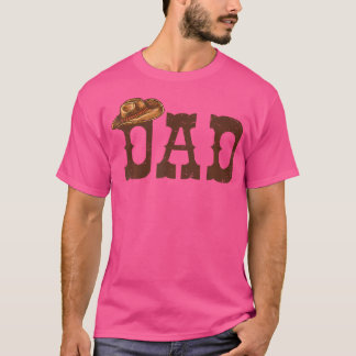Vater Papa Western Family Matching Birthday Cowboy T-Shirt