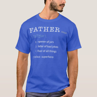 Vater Papa Wörterbuch Vatertag T-Shirt