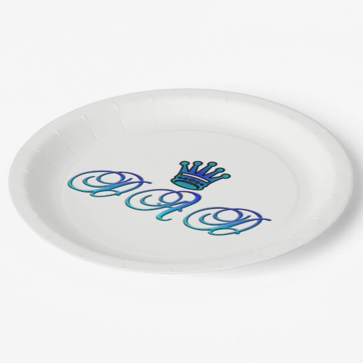 VATER PapierTeller 9" (Schrägansicht)