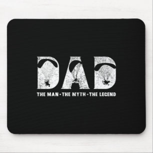Vater paramotorieren Der Mensch Der Mythos Der Leg Mousepad