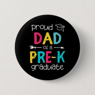 Vater Pater Prek Vorschulfamilie Matching Graduati Button
