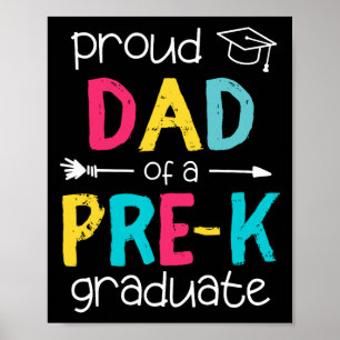 Vater Pater Prek Vorschulfamilie Matching Graduati Poster