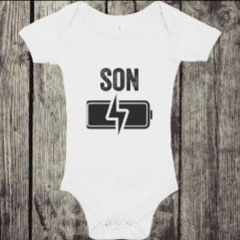 Vater Pater Son Match Shirt Akku lustig