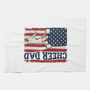 Vater patriotisches amerikanisches Flagge Vektor-S Geschirrtuch