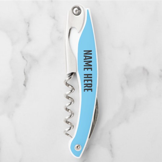 VATER PERSONALISIERT CORKSCREW CUSTOM FLASCHENOPEN KELLNERMESSER (Vorderseite)