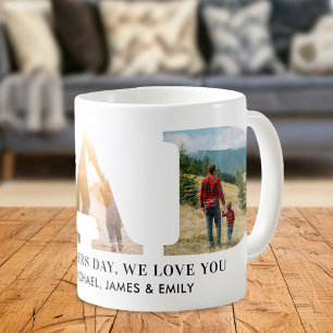 Vater Personalisiert Vatertag Foto Kaffeetasse