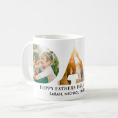 Vater Personalisiert Vatertag Foto Kaffeetasse (Vorderseite Links)