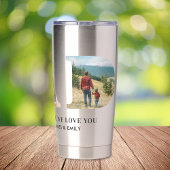 Vater Personalisiert Vatertag Foto Thermobecher