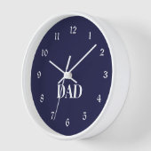 VATER, personalisiertes Geschenk, Uhr (Winkel)