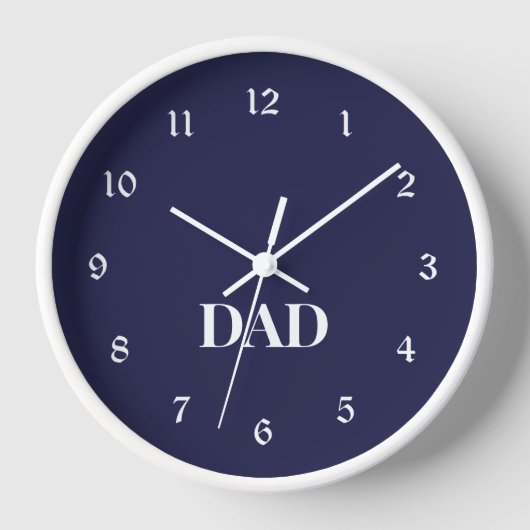 VATER, personalisiertes Geschenk, Uhr (Vorderseite)