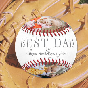 Vater Personalisiertes Papa-Foto Baseball