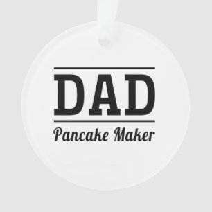 Vater. Pfannkuchen-Hersteller Ornament