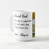 Vater Pferd - Funny Reittier Custom Foto Kaffeetasse (Vorderseite Links)