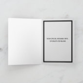 Vater Pferd - Funny Vatertag Pferd Foto Karte (Innenseite)